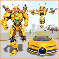 Bee Robot Car Transformation Game: Robot Car Games icon