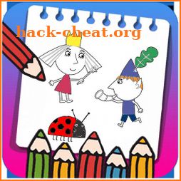 Ben & Holy Coloring book icon