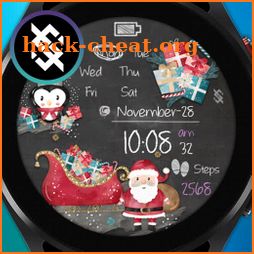 BFF25-Christmas Gift and Santa icon