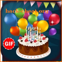 Birthday Gif Stickers icon