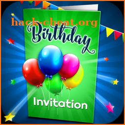 Birthday Invitation Card Maker icon