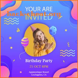 Birthday Invitation Maker icon