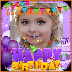 Birthday Photo Frame 2018 Birthday Photo Editor icon