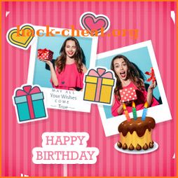 Birthday - Photo Frame, Collage, Greeting, Status icon