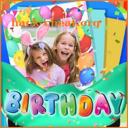 Birthday Photo Invitation Card icon