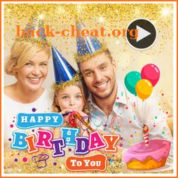 Birthday Video Maker with Song icon