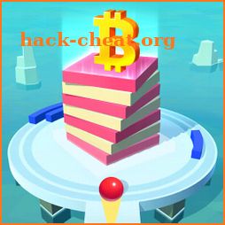 Bitcoin Stack Ball 3D icon