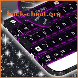 Black and Purple Keyboard icon