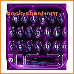 Black Neon Tech Keyboard Theme icon