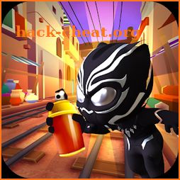 Black Panther Superhero Adventure Run icon