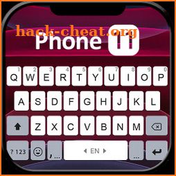 Black Phone 11 Keyboard Theme icon