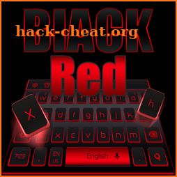 Black Red Keyboard icon