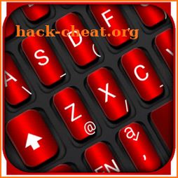 Black Red Texture Keyboard Theme icon