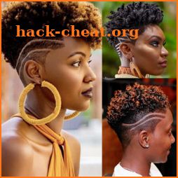 Black Women Line Hairstyles icon