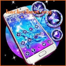 Bling Purple Blue Diamond Theme icon