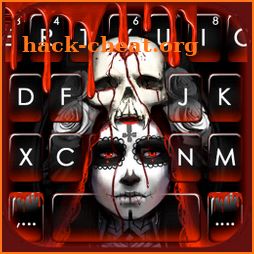 Bloody Creepy Lady Keyboard Theme icon