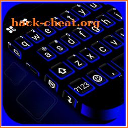 Blue Black Keyboard Theme icon