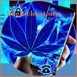 Blue Flame Weed Theme icon