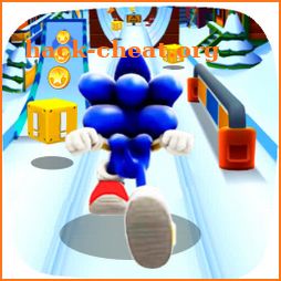 Blue Hedgehog Dash Runner Rush icon