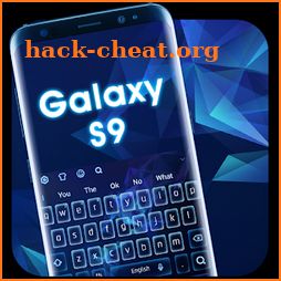 Blue Keyboard for Galaxy S9 icon