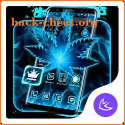 Blue Leaf APUS Launcher theme icon