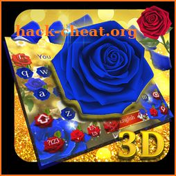 Blue Rose 3D Keyboard icon