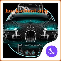 Blue Supercar APUS Launcher theme icon