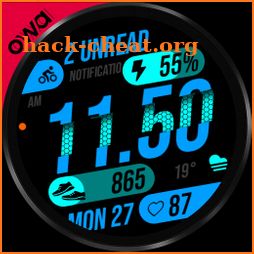 Bold Digital Watch Face 012 icon