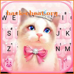 Bowknot Crown Kitty Keyboard Theme icon