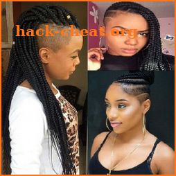 Box Braid Undercut Hairstyles. icon