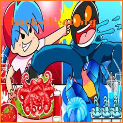 Boyfriend Vs Whitty - Red, Blue Food Challenge FNF icon