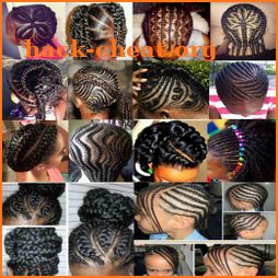 Braid Hairstyle Woman & Child icon