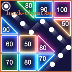 Bricks Breaker - Glow Balls icon