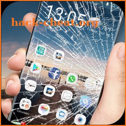 Broken Screen Live Wallpaper for Free icon