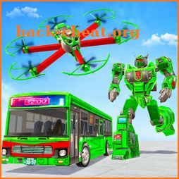 Bus Robot Car Game: Drone Robot Transforming Game icon