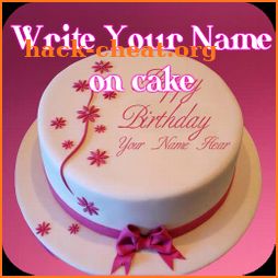 Cake with Name wishes - Write Name On Cake icon