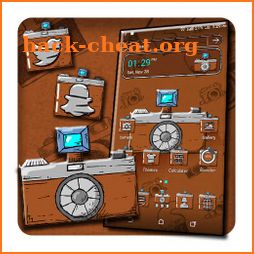 Camera Doodle Theme Launcher icon