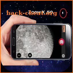 camera zoom moon icon