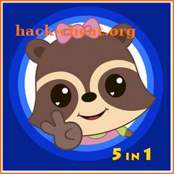 Candy Raccoon: Balloon Games icon