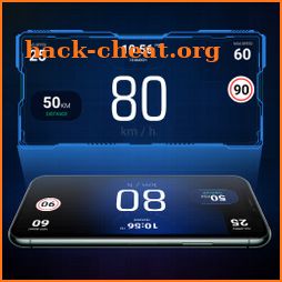 Car Dashboard Speedometer HUD icon
