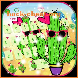 Cartoon Cactus Keyboard Theme icon