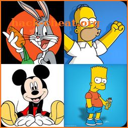 cartoon characters Quiz game‏ icon