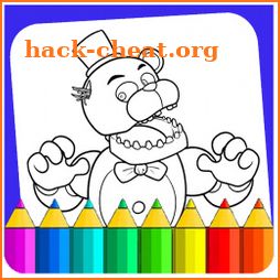 cartoon coloring book icon