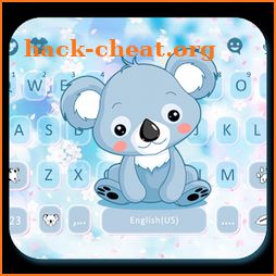 Cartoon Koala Keyboard Theme icon