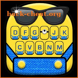 Cartoon Yellow Me Keyboard Theme icon