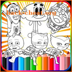 Cartoons Coloring Pages icon