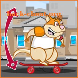 Cat skater icon