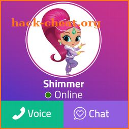 Chat Messenger With Shimmer Shine Princess icon