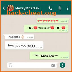 Chat Styles Fonts for Whatsapp icon