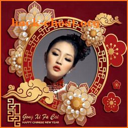 Chinese new year frame 2022 icon